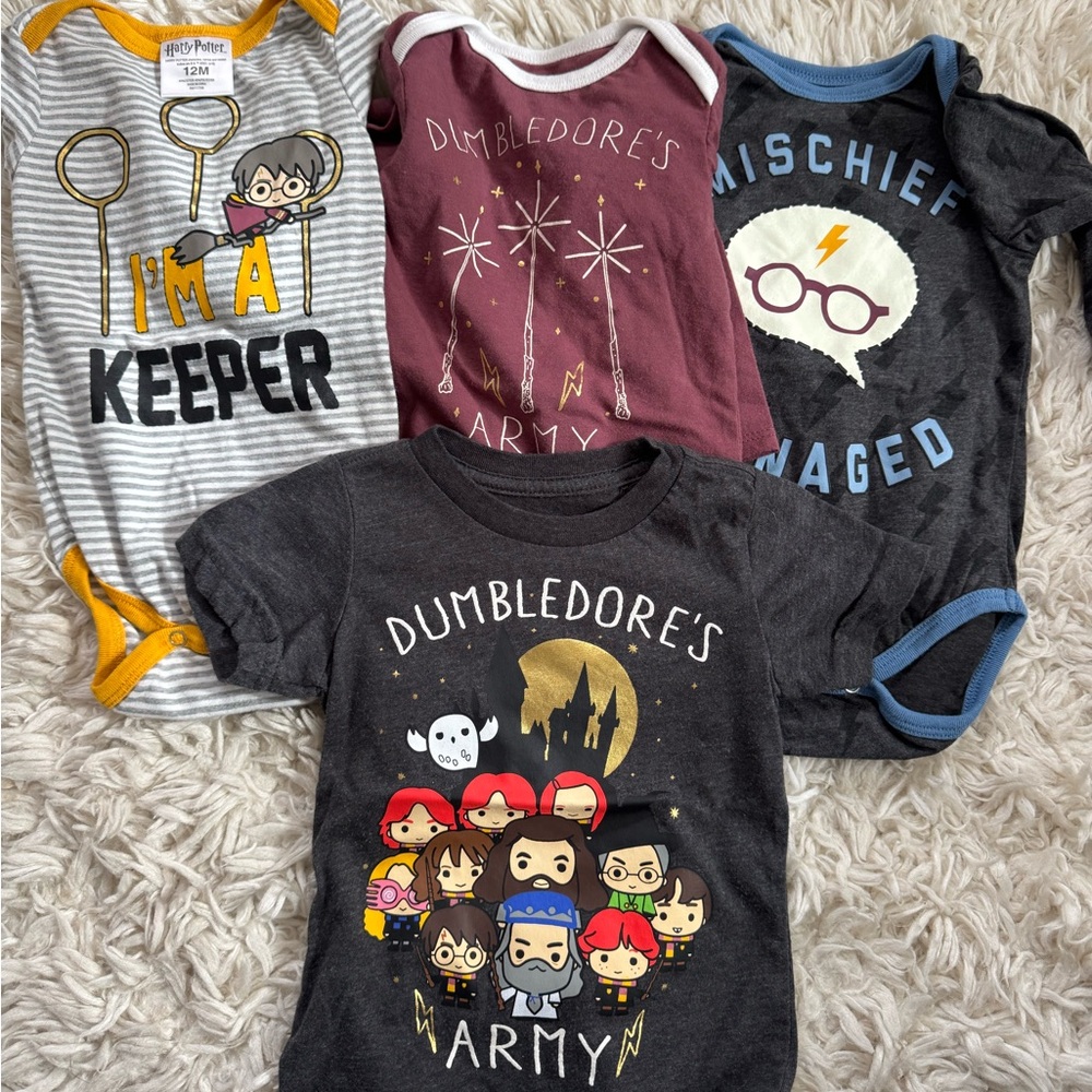 Harry Potter Baby Onesies Set